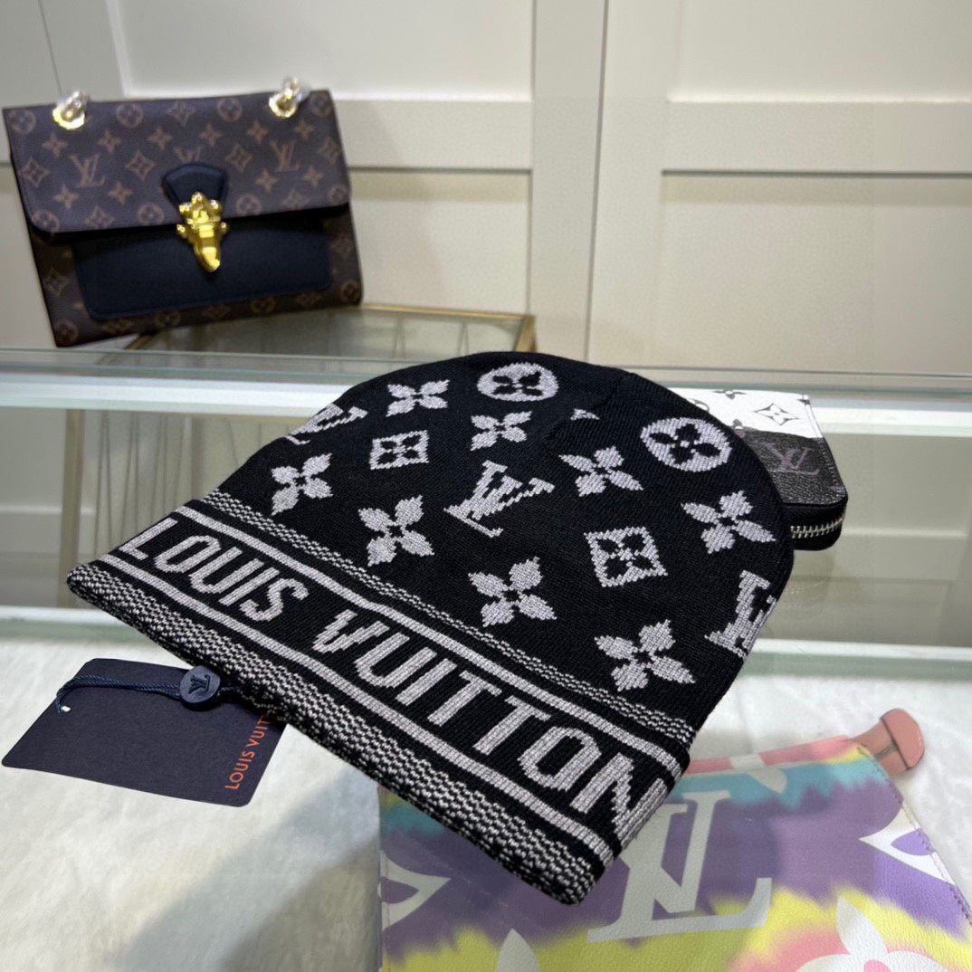 L/V Printed Knit Beanie