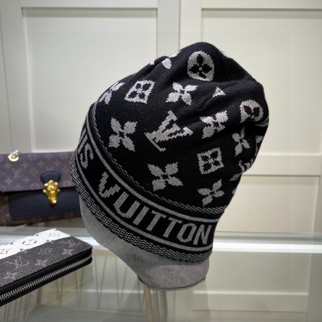 L/V Printed Knit Beanie