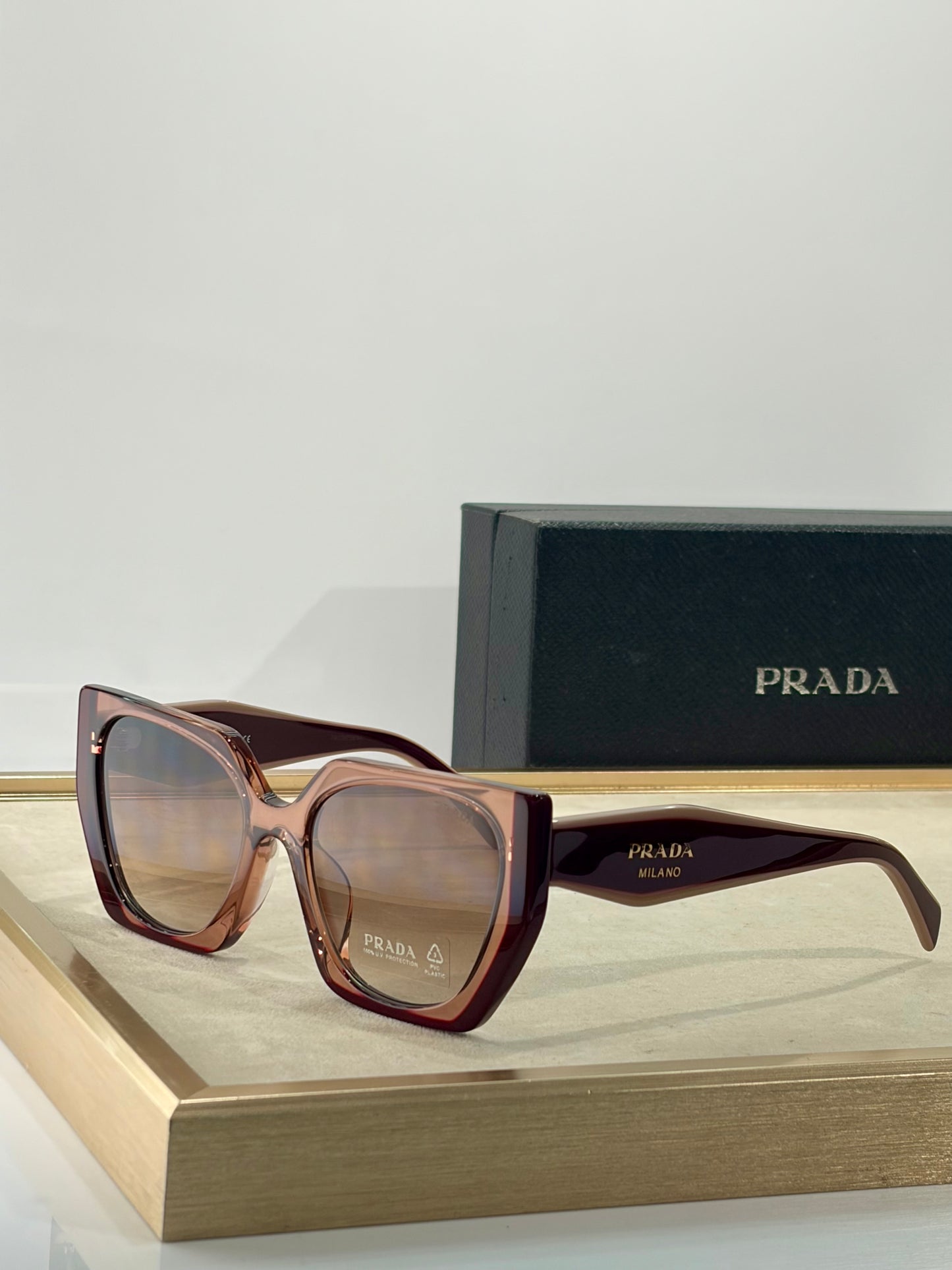 Oversized Square Gradient Sunglasses
