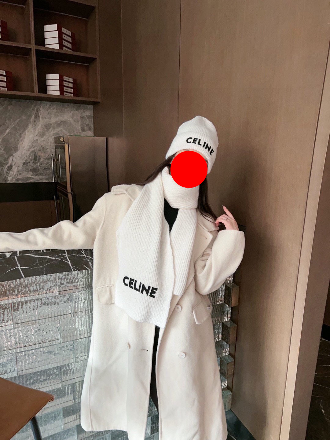 CL 2-Piece Set Beanie and Scarf