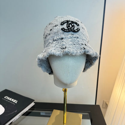 Marled Knit Bucket Hat
