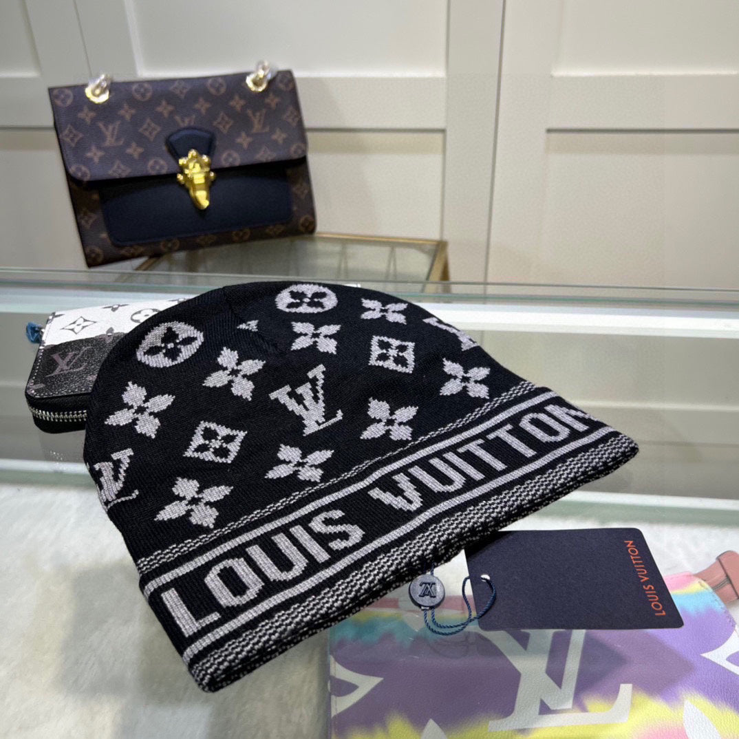 L/V Printed Knit Beanie