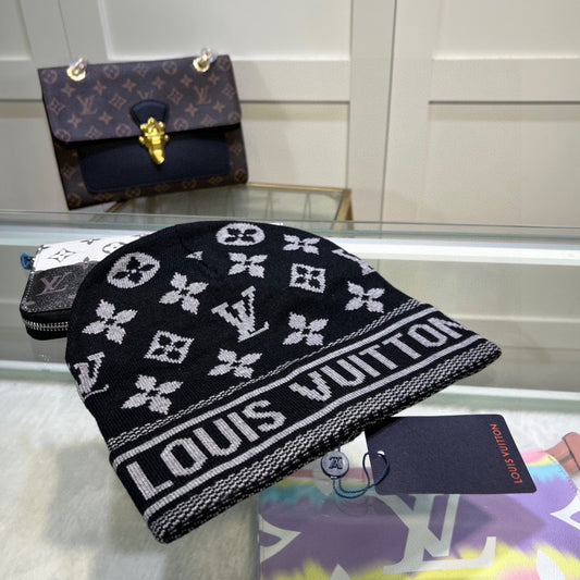 L/V Printed Knit Beanie