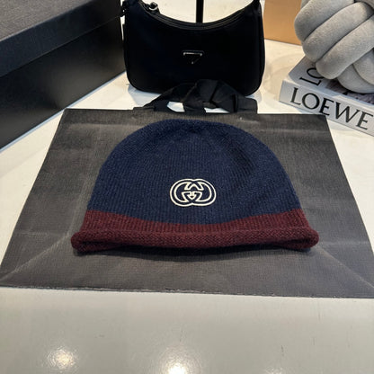 Color-block Knit Beanie G/G