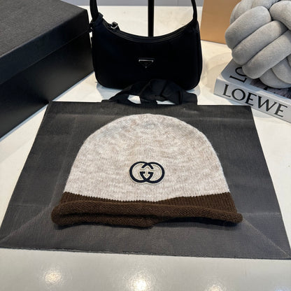 Color-blocked Knit Beanie G/G