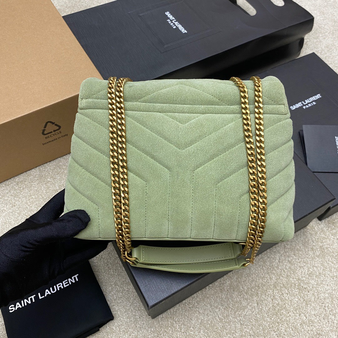 Soft sage suede crossbody 688019190
