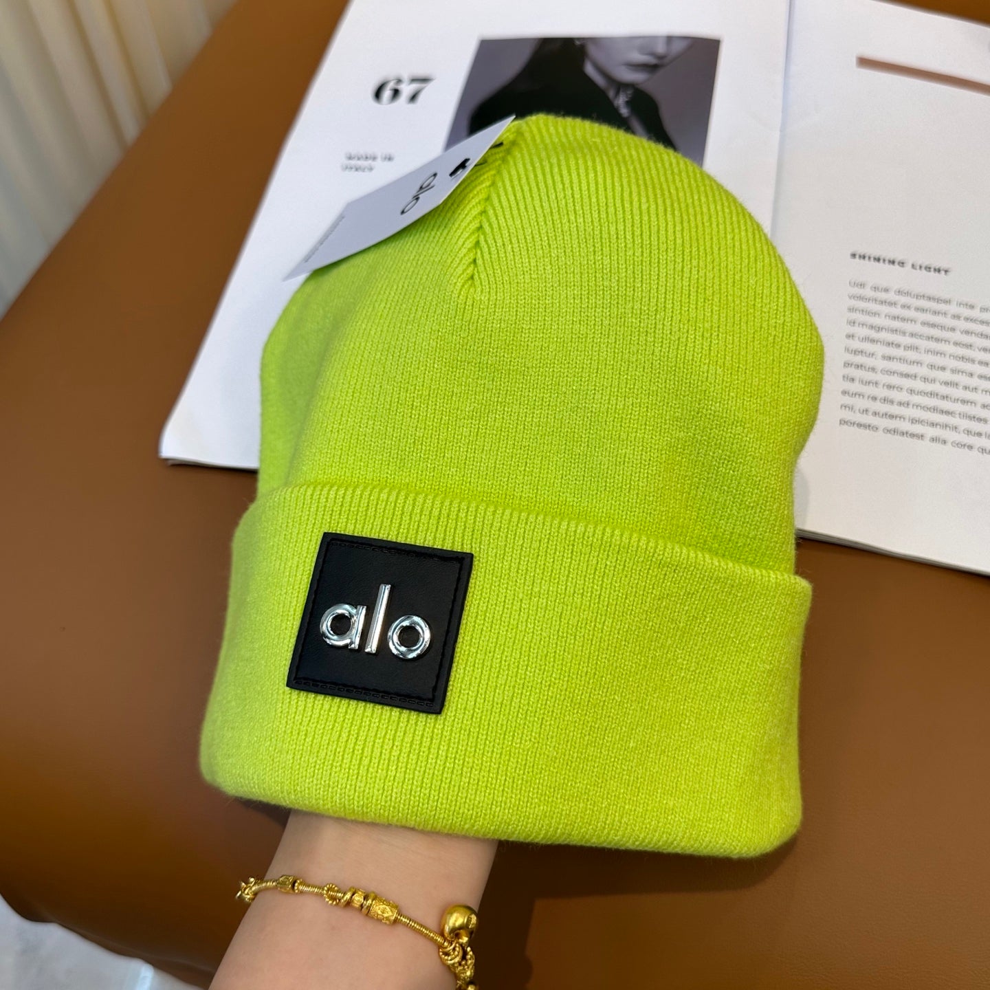 Neon Knit Beanie