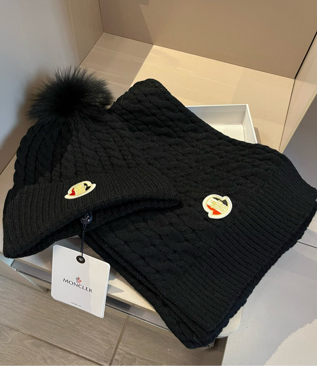 Scarf and Beanie Set 2PCS