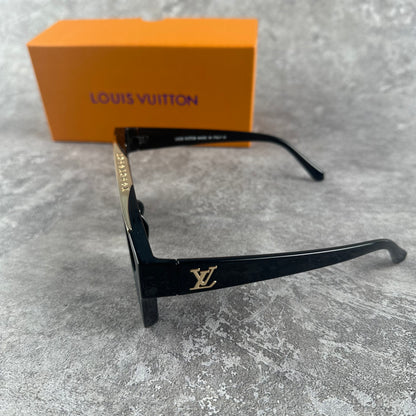 L/V Evidence Sunglasses Black And Gold