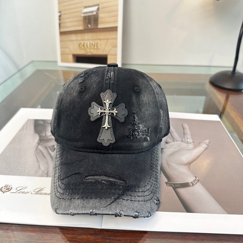 Premium Cross Embroidered Cap - Subtle Elegance