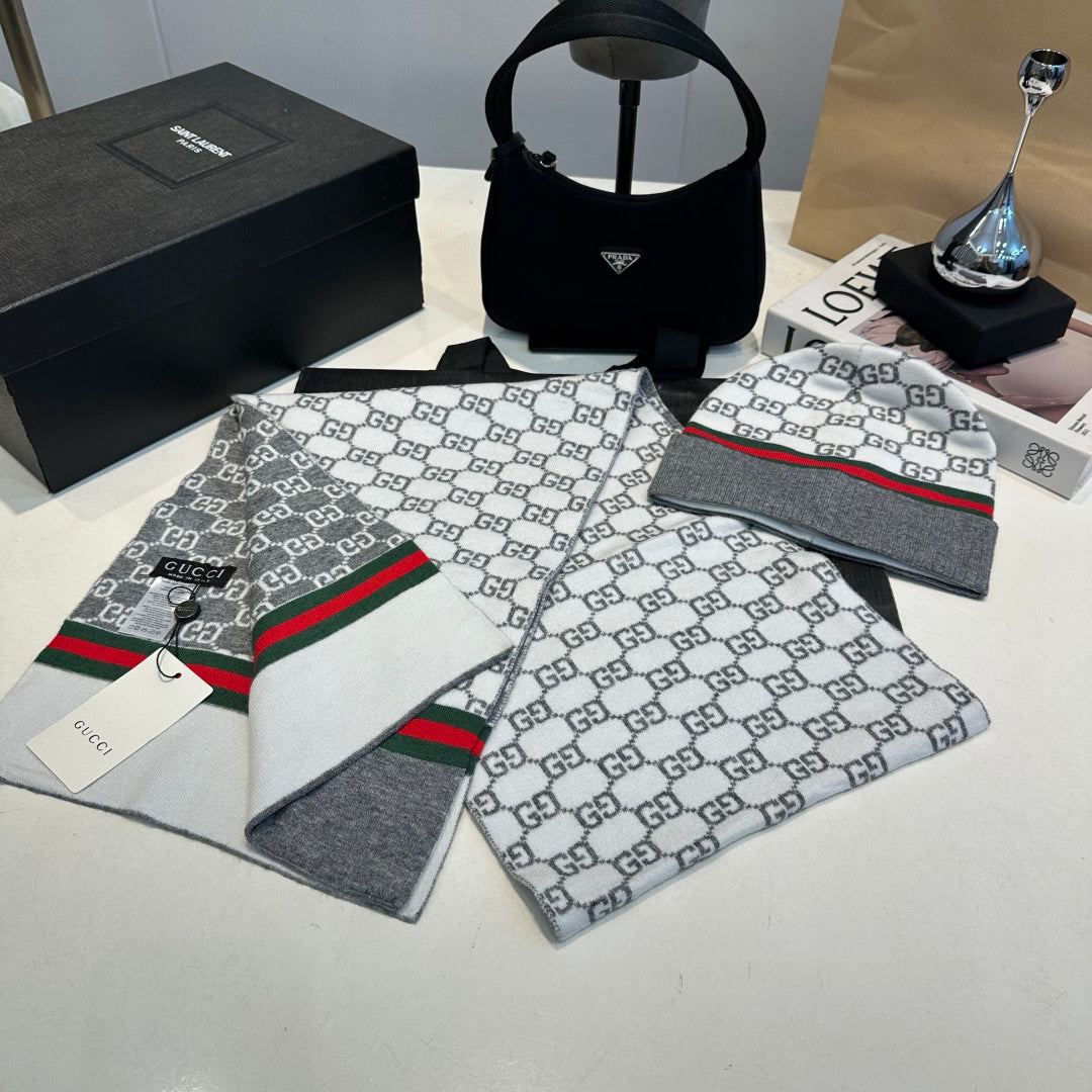 G/G 2-piece Set Beanie + Scarf