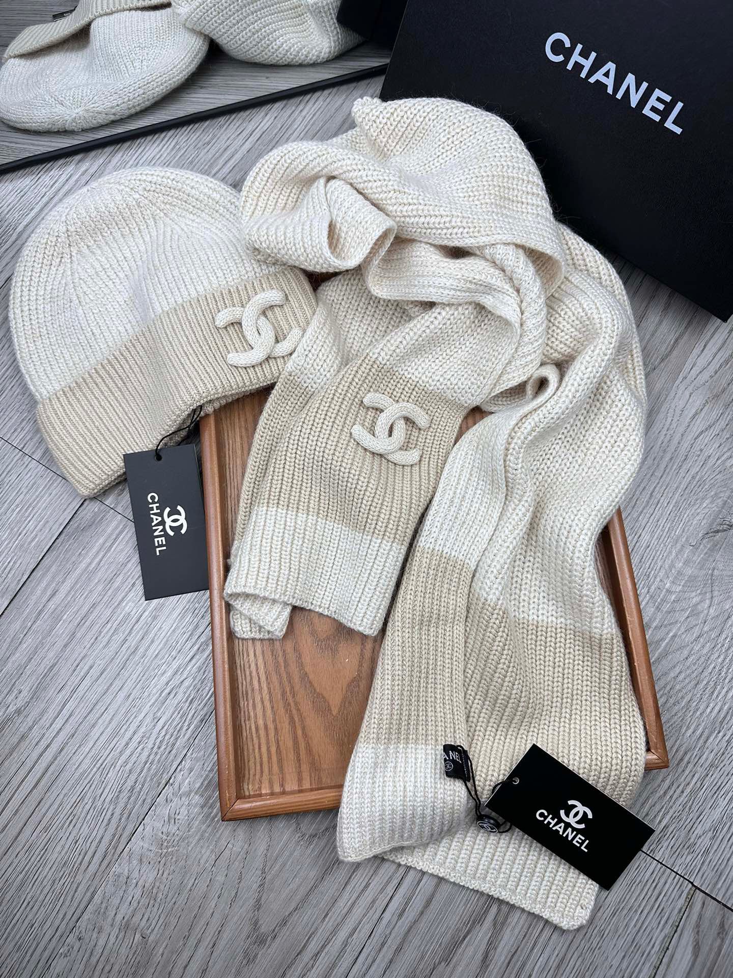 CC Beanie+Scarf Set 2pcs (1123329379)