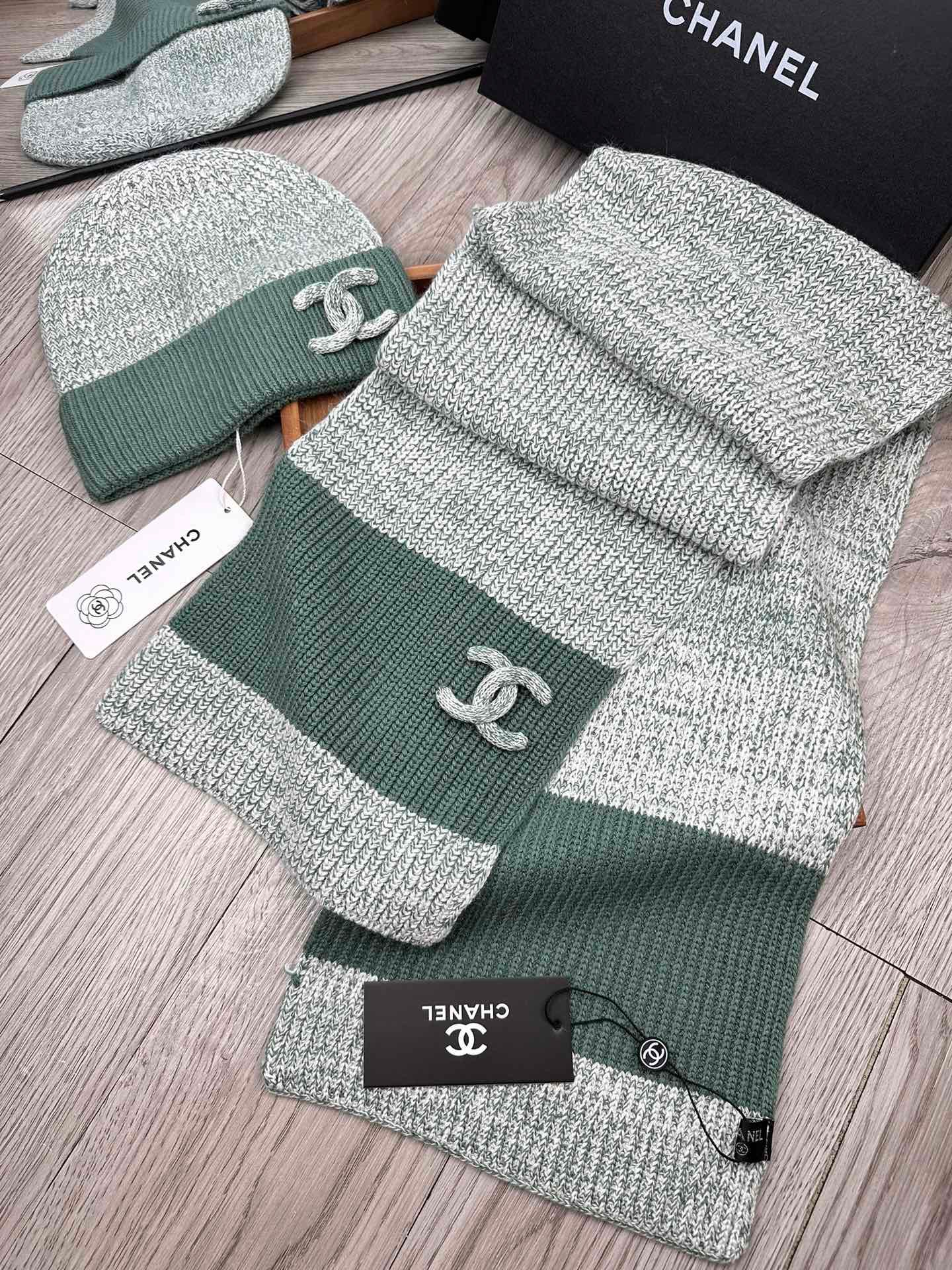 CC Beanie Scarf Set 2pcs (1123329263)