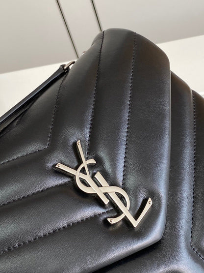 Quilted Leather Chain Shoulder Bag