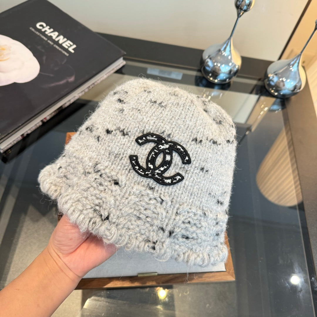 Marled Knit Bucket Hat