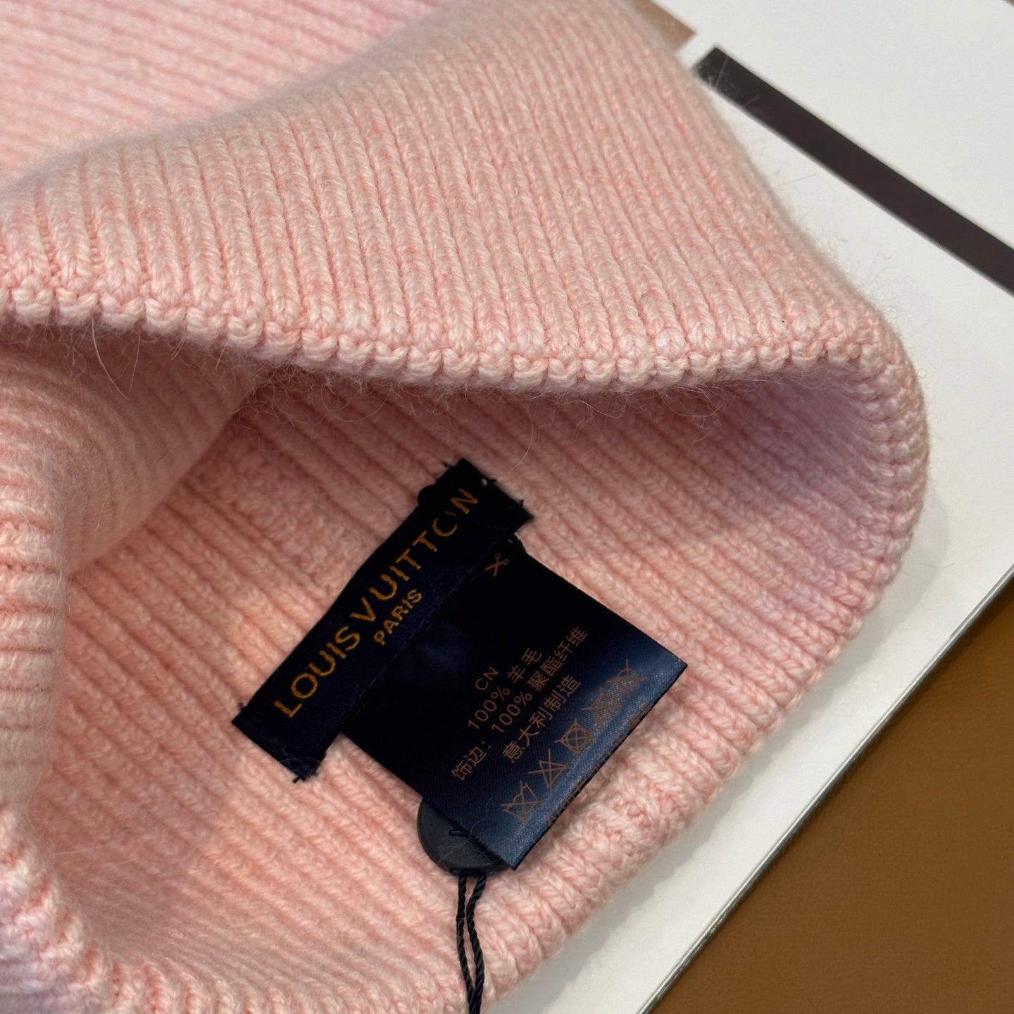 Classic Knit Beanie in Pink