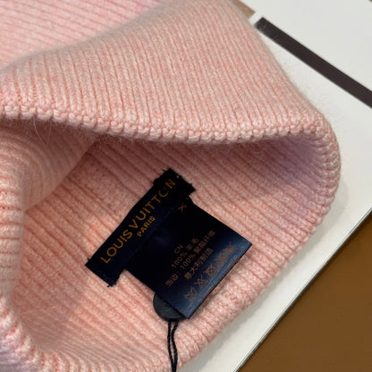 Classic Knit Beanie in Pink