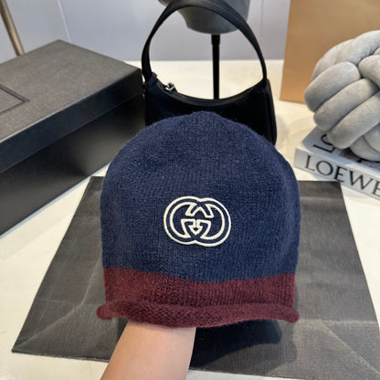 Color-block Knit Beanie G/G