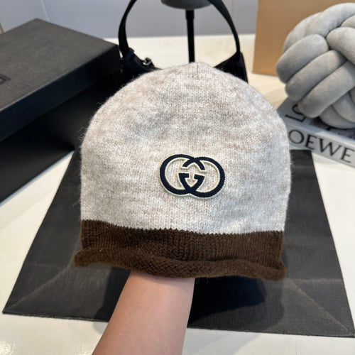 Color-blocked Knit Beanie G/G