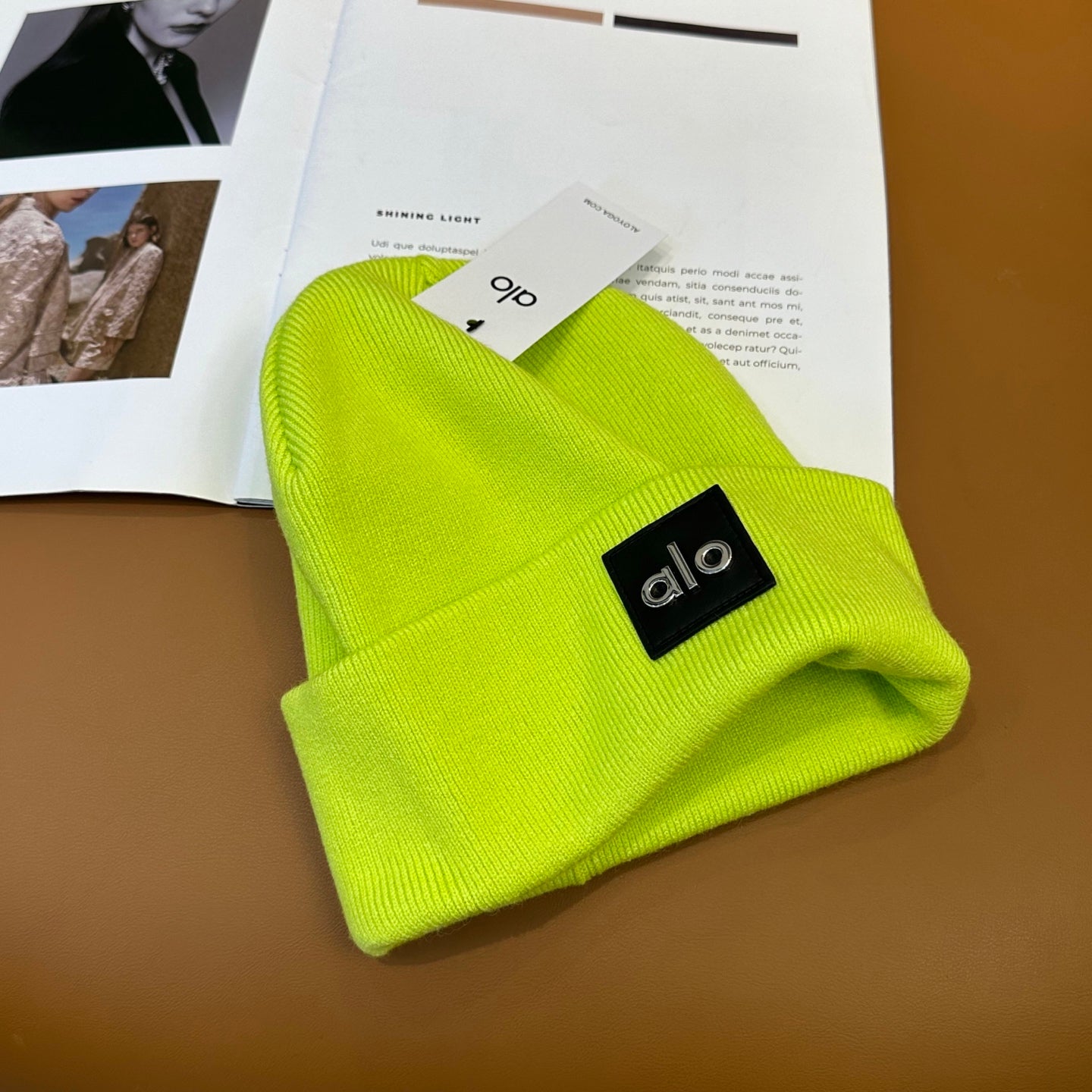 Neon Knit Beanie