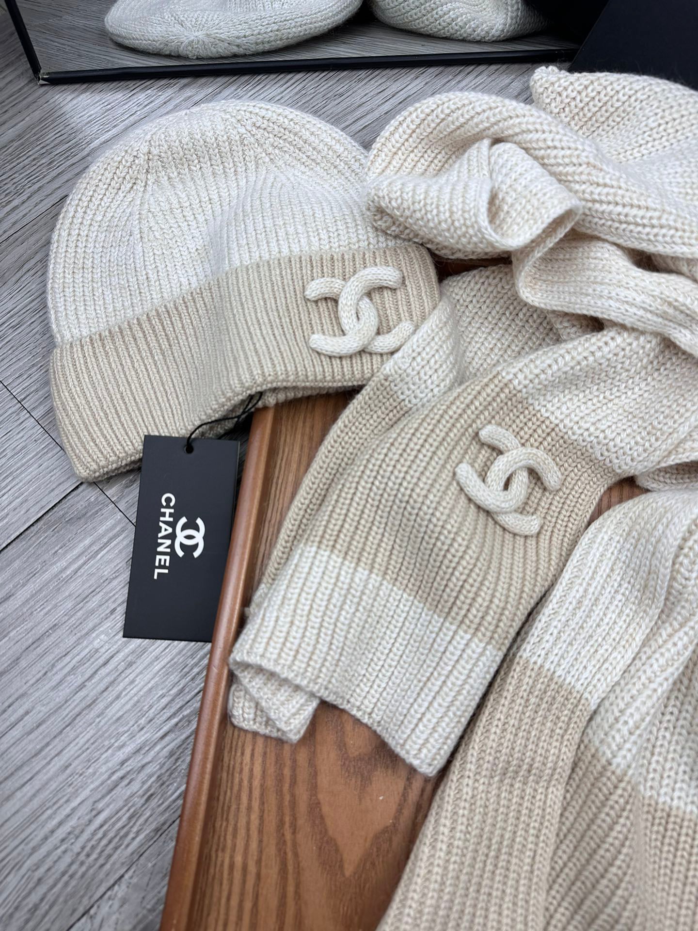 CC Beanie+Scarf Set 2pcs (1123329379)