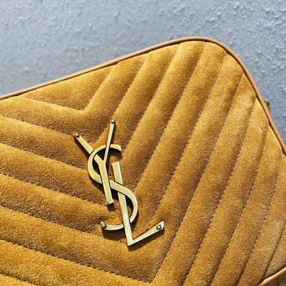 Lou Camera Bag Small Suede and Leather