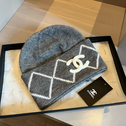 Beanie hat and a matching scarf set