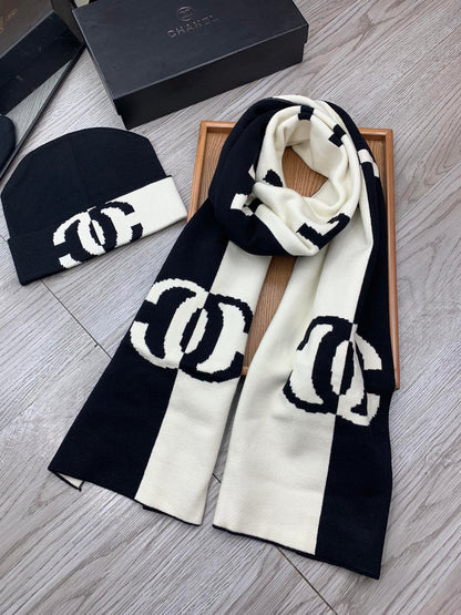 Beanie and Scarf Stylish two-piece set