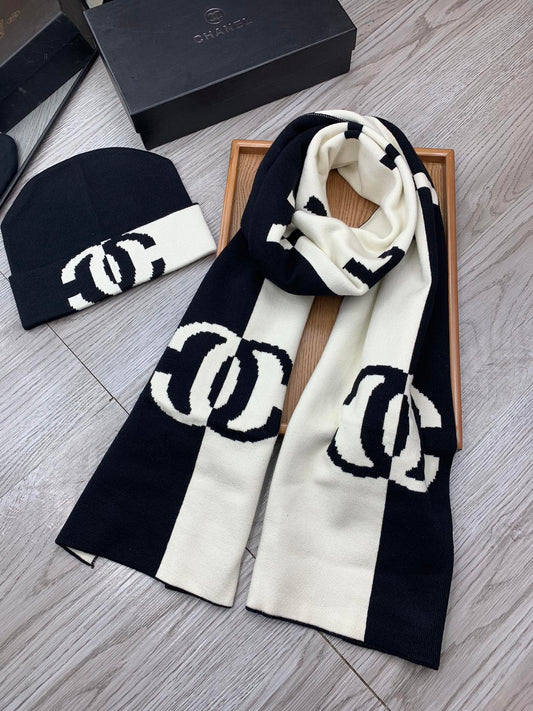 Beanie and Scarf Stylish two-piece set