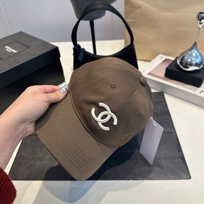 Embroidered Cotton Baseball Cap - Olive