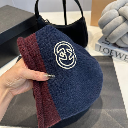 Color-block Knit Beanie G/G