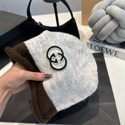 Color-blocked Knit Beanie G/G