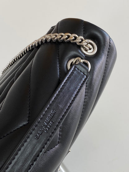 Quilted Leather Chain Shoulder Bag