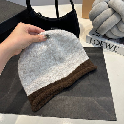 Color-blocked Knit Beanie G/G