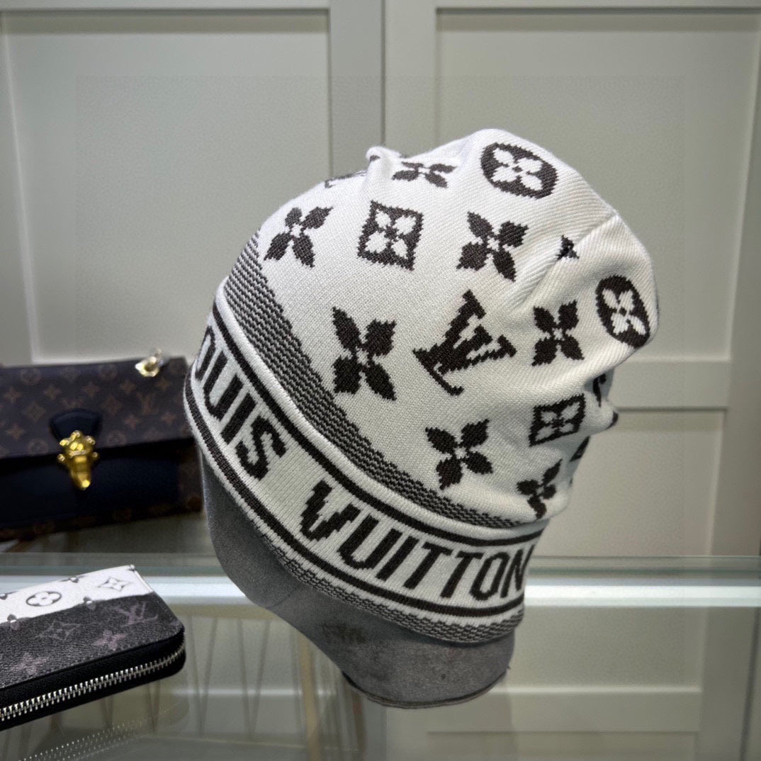 L/V Printed Knit Beanie