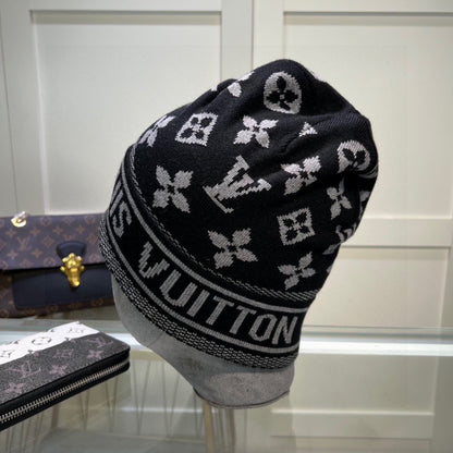 L/V Printed Knit Beanie