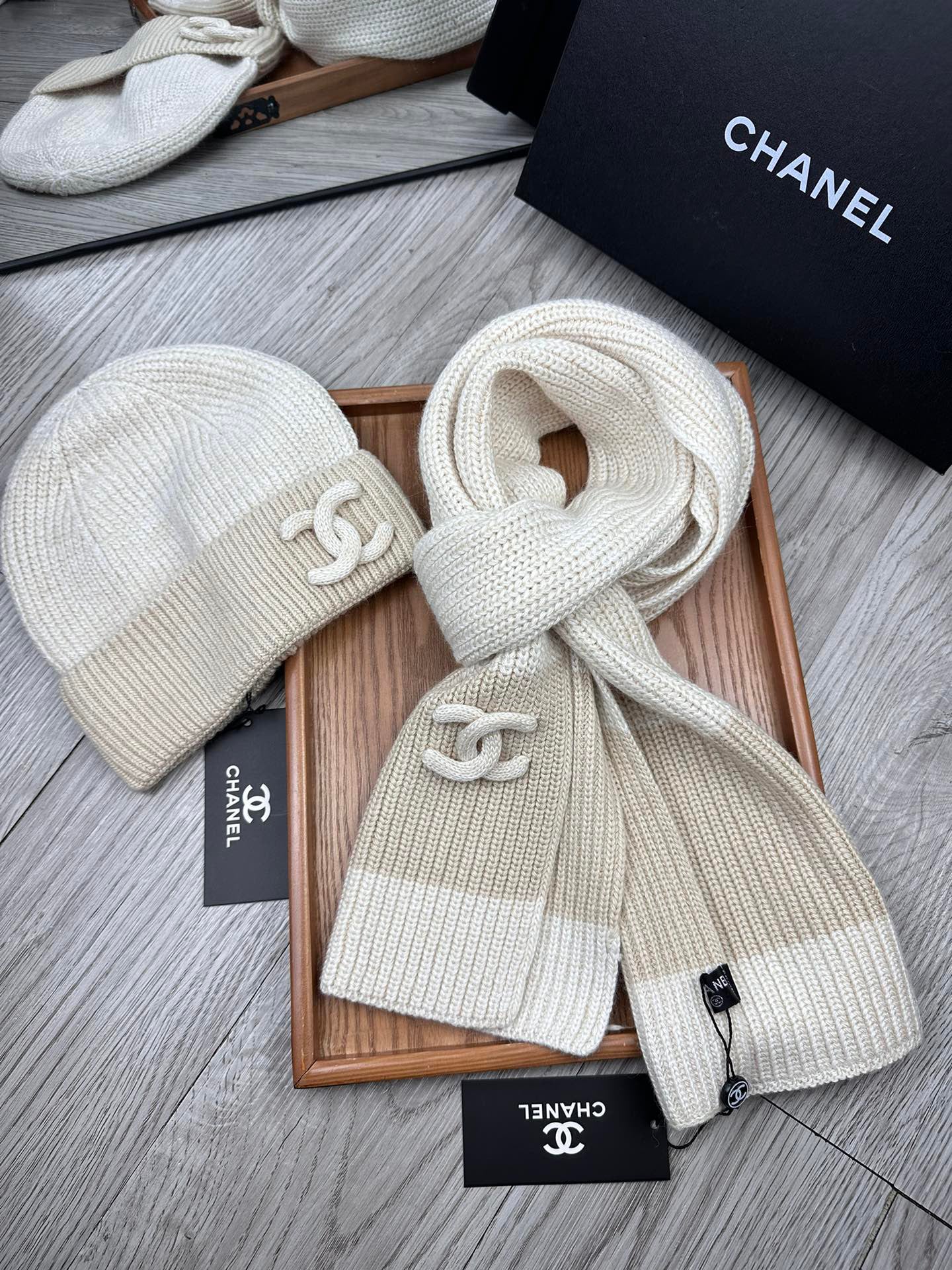 CC Beanie+Scarf Set 2pcs (1123329379)