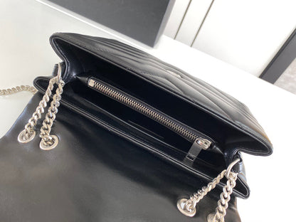 Quilted Leather Chain Shoulder Bag