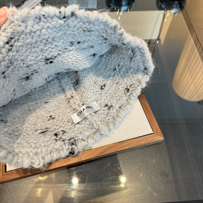 Marled Knit Bucket Hat