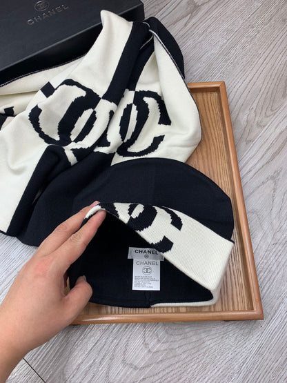 Beanie and Scarf Stylish two-piece set