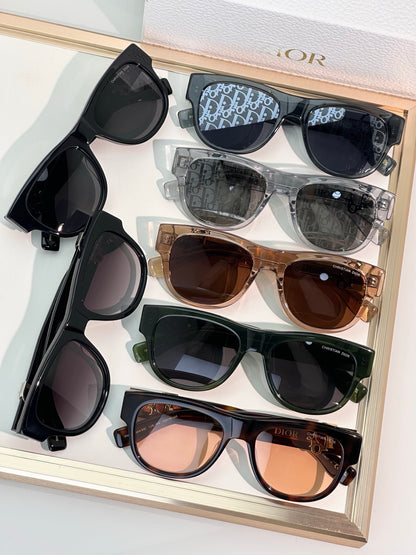 Premium Black Square Sunglasses