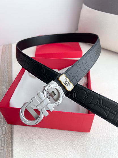 Premium Leather Belts Designer Style width 3.5cm