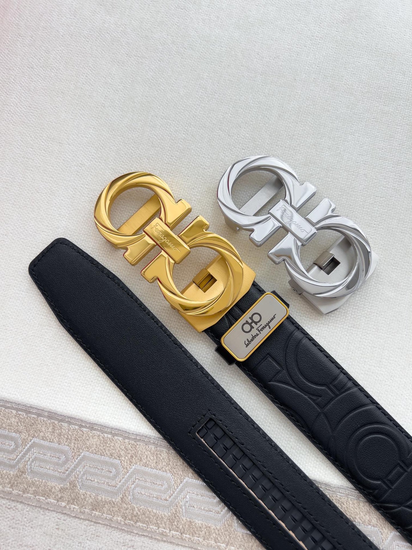 Premium Leather Belts Designer Style width 3.5cm