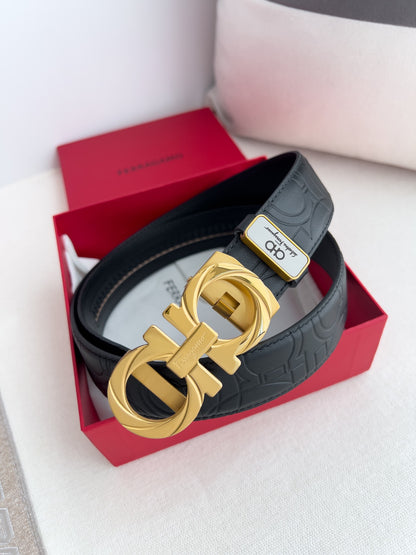 Premium Leather Belts Designer Style width 3.5cm