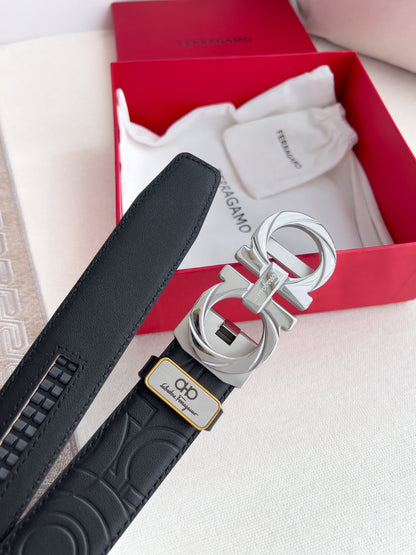 Premium Leather Belts Designer Style width 3.5cm
