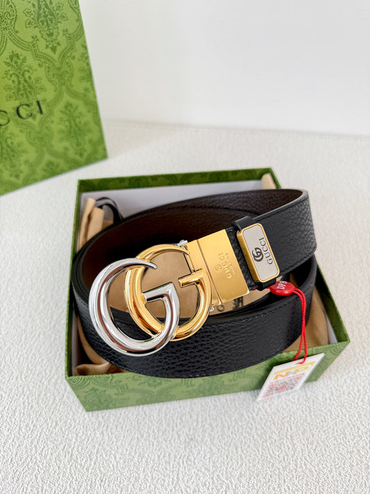 Premium leather belt width 3.8cm