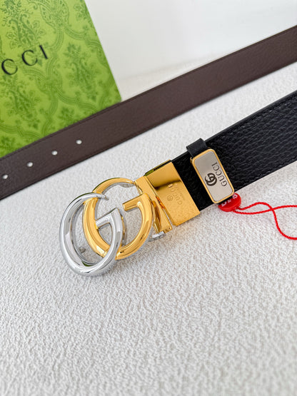 Premium leather belt width 3.8cm