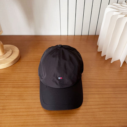 Black Nylon Baseball Cap