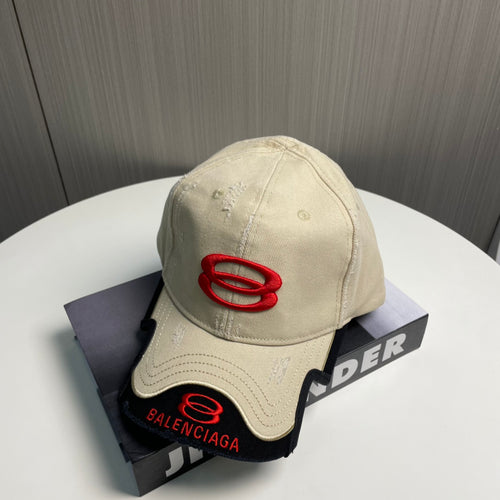 Distressed Embroidered Baseball Cap