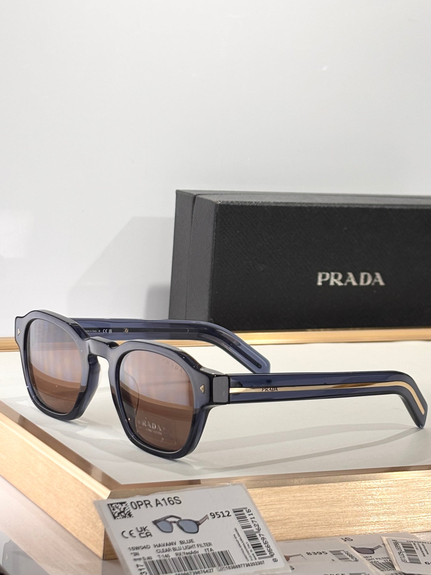 Square Blue Light Filter Sunglasses with Tinted Lenses